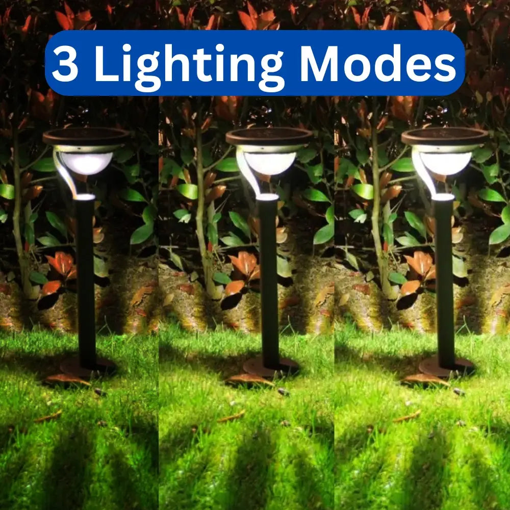 GSS Solar Pathway Lights Outdoor 300L LED, waterproof IP65, With Remote 2 (pack) TechnoVista