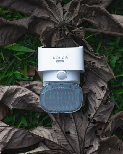 GSS Solar Outdoor Wall Light LED 2000LM- Modern Wall Lights, Dusk to Dawn Outdoor Lighting,  Waterproof & Motion Sensor, Adjustable 4-Head Direction. TechnoVista