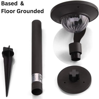 GSS Solar Pathway Lights Outdoor 300L LED, waterproof IP65, With Remote 2 (pack) TechnoVista