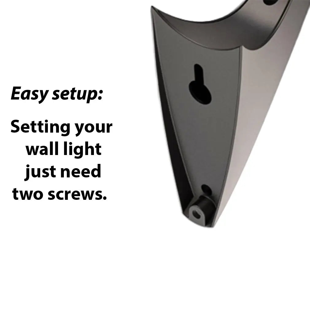 GSS Outdoor Solar Wall Lights LED 1000LM - Black Modern Motion Sensor, waterproof, dusk to dawn lights (2 Pack) TechnoVista